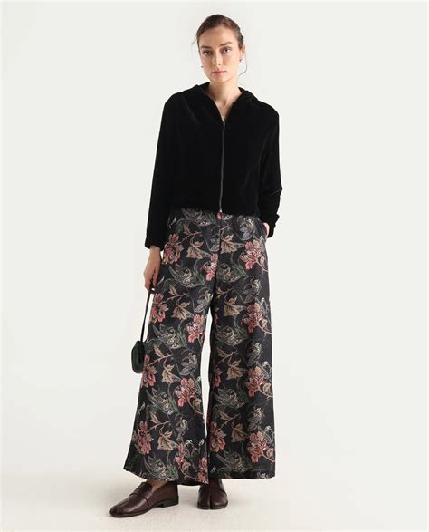 Rareism Women's Velbom-T Black Polyester Spread Collar Regular Fit Jac