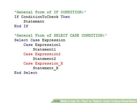 If Then Else in Visual Basic 的图像结果