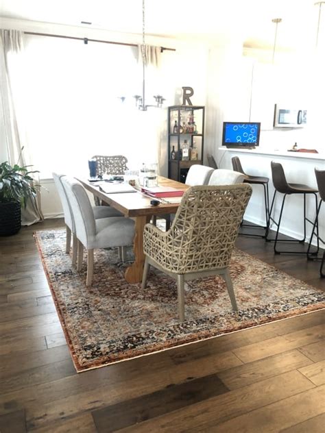 (A447) Capstone Rust Traditional Design Area Rug, 7x10