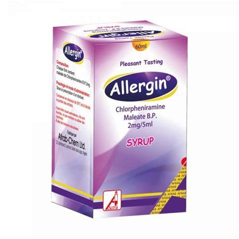 Allergin Syrup – Beta Pharmacy