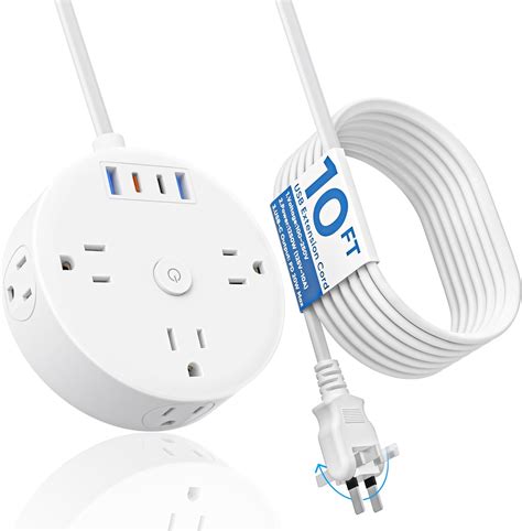 Amazon.com: PD 20W 2 Prong Power Strip, Fast Charging Surge Protector ...