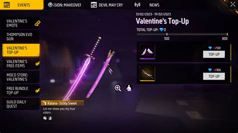 New Free Fire MAX Valentine's Top-Up event: Get free Feathering ...