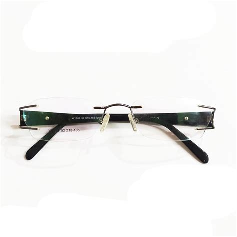 Premium Rimless Computer Glasses with Anti Glare Coating W1502 ...