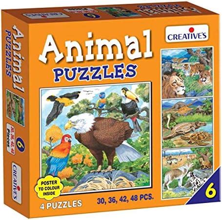 Buy Creative Educational Aids P. Ltd. - CRE0706 Animal Puzzles No. 6 ...