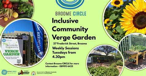 Inclusive Community Verge Garden, Broome Community House, 27 Frederick ...