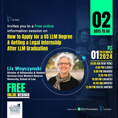 🎓 How to Apply for a US LLM Degree & Secure a Legal Internship After Graduation Date : Event ...