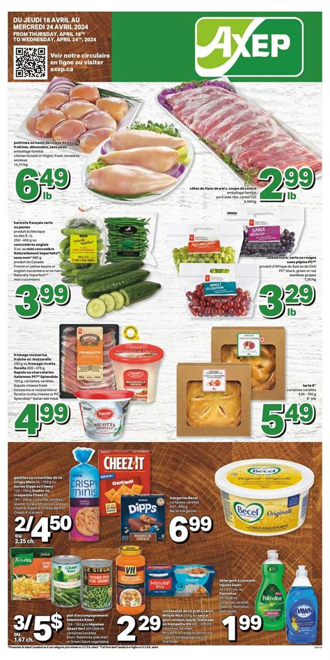 Circulaire Axep Du 18 au 24 avril 2024 🍁 Plusieurs Rabais 📌