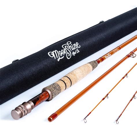 Buy Moonshine Rod Co. The Revival Series Fly Fishing Rod (Fiberglass ...