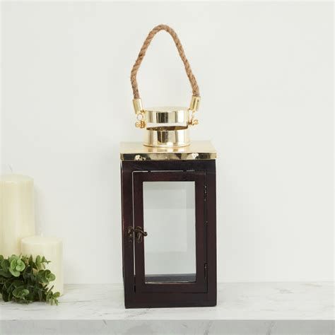 Buy Selena Square Single Pc. Lantern - Glass - Multicolour from Home ...