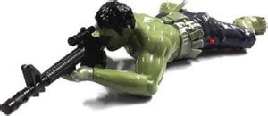 SAI HARUN TRADERS Super Hero Hulk Crawling Action Toy - CRAWLS with Gun ...