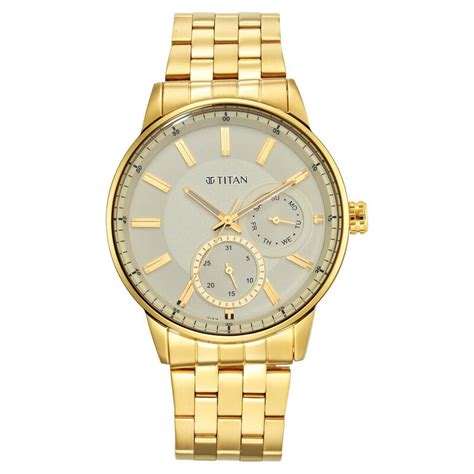 Buy Online Titan Regalia Opulent White Dial Analog Stainless Steel ...