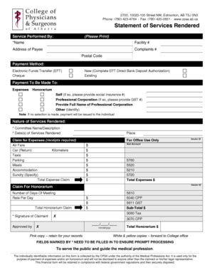 Fillable Online CPSA Expense Form Fax Email Print - pdfFiller