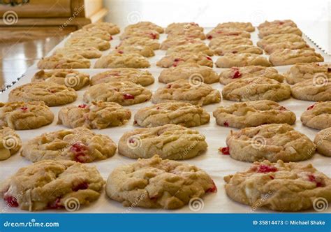 Fresh Baked Cookies stock image. Image of white, bakery - 35814473