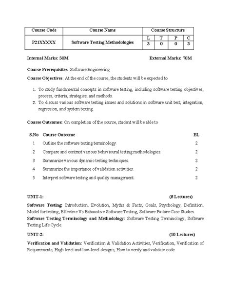STM- Syllabus - hi this - Course Code Course Name Course Structure ...