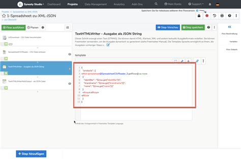 Wie kann ich eine XML oder JSON Datei aus einem Spreadsheet erzeugen ...