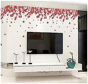JAAMSO ROYALS Vinyl Blossom Wall Stickers 0.03 X 27.55 X 1.96 Inches ...