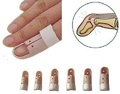 Buy BZA Mart Plastic Hand Finger Splints Support Brace Mallet Splint ...