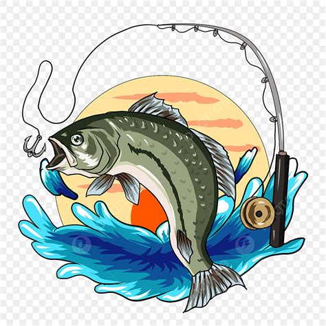 Bass Fishing Clip Art