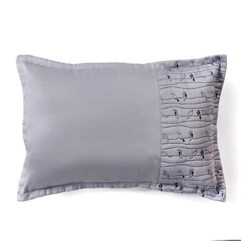 Pure Cotton Quilted King Size Bed Cover Grey Online - Premium Bed Cover ...