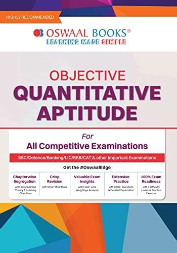 Oswaal Objective Quantitative Aptitude For All Competitive Examinations ...