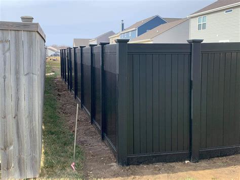 Black Vinyl Privacy Fence Cost at Carlos Harper blog