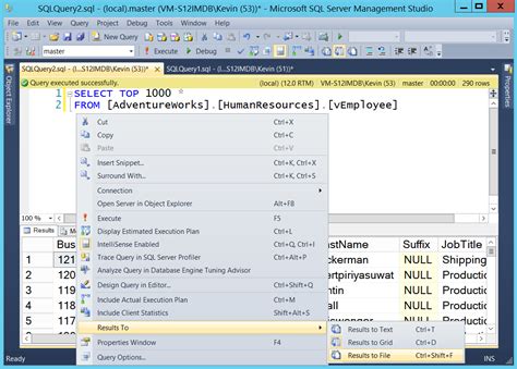 Code Statements as a SQL File in SSMS 的图像结果