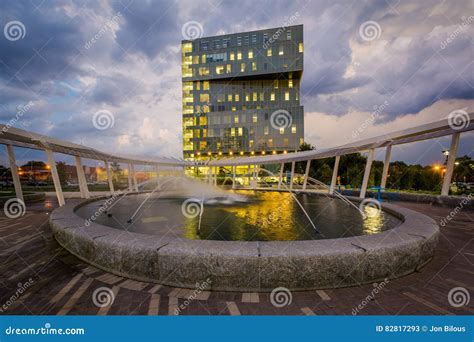Fountains at First Ward Park, in Uptown Charlotte, North Carolina ...