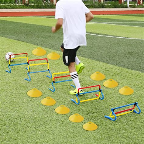 Soccer & Football Foldable Assembled Agility Hurdle Football Soccer ...