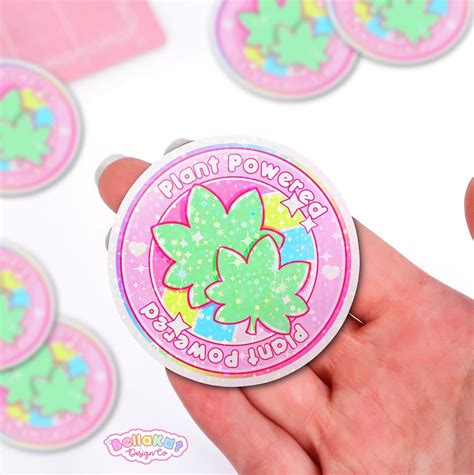 Buy Plant Powered 420 Weed Sticker Kawaii Stoner Marijuana Online in ...