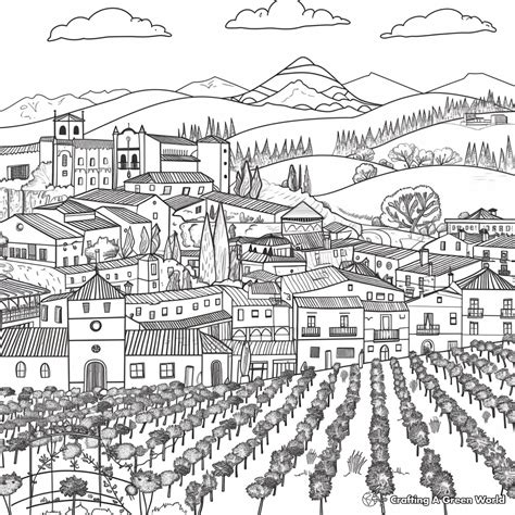 Spain Coloring Pages Spring Coloring Pages In Spanish {Printable}