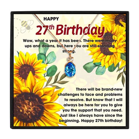 27th Birthday Gift For Her - Pure Silver Necklace Gift Set – Fabunora