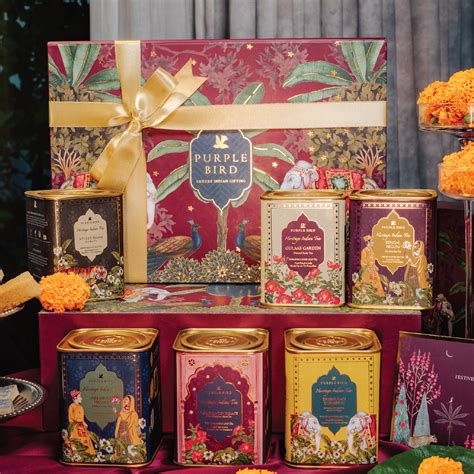 Purple Bird 'Swaad' Premium Tea Gift Box – Purple Bird | Luxury Indian ...