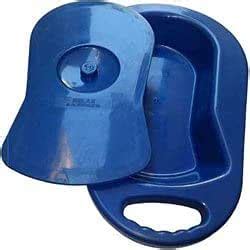 Deepashri® Unisex Adult Polypropylene Bed Pan with Lid Cover for ...