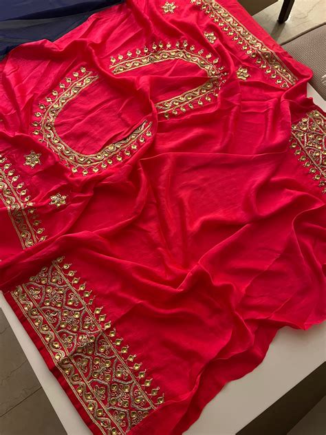Pure Georgette Marwari Saree – Ranas Vogue