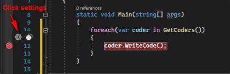 Image result for Conditional Breakpoint Visual Studio