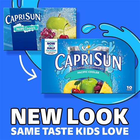 Capri Sun Pacific Cooler Mixed Fruit Kids Juice Drink Blend - 10 Pack ...