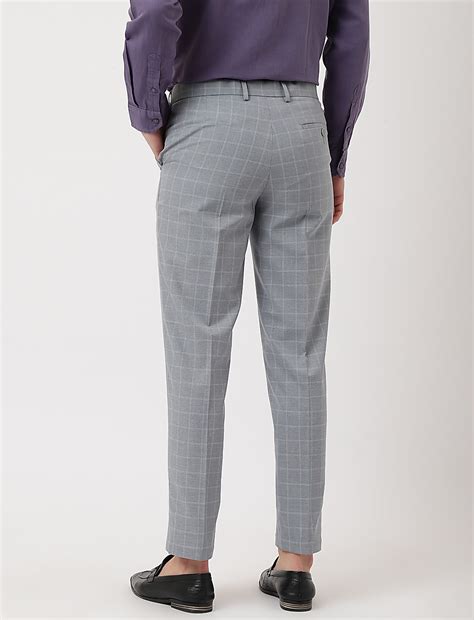 Buy Checkered Regular Fit Trouser at Marks & Spencer