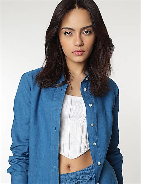 Buy Pure Linen Spread Collar Shirt at Marks & Spencer