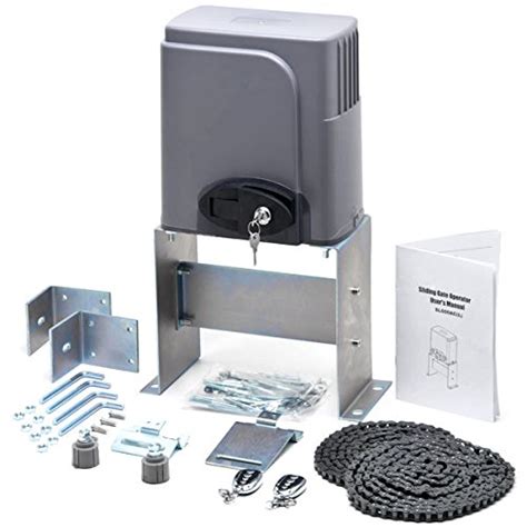 Buy Biltek® Automatic Sliding Gate Opener Hardware with 2x Wireless ...