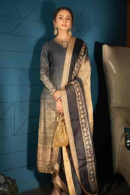 Buy Gold Sequins Embroidered Potli by A Clutch Story Online at Aza ...