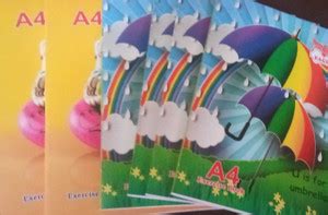 A4 Exercise Register Notebook Set Of 6 | Hindi Line Ruled (24 X18 Cm ...