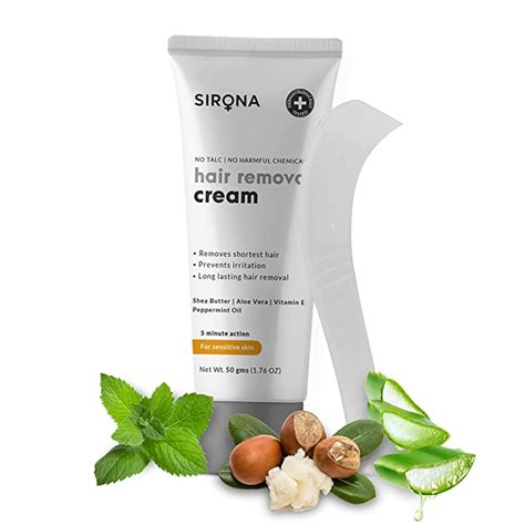 Buy Sirona Hair Removal Cream for Women, Sensitive Skin - 50 gm | with ...