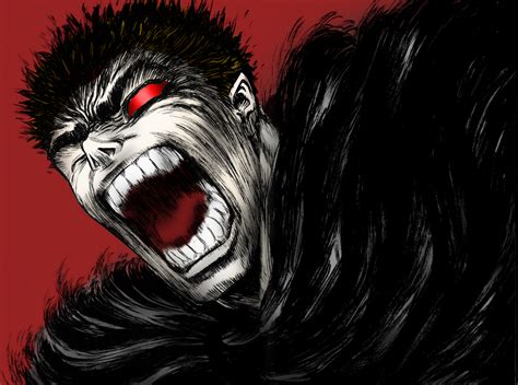 Guts Unleashed: HD Wallpaper from Berserk Anime