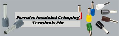 Marketmens cord End Ferrules Insulated Crimping Terminals Pin Type Lug ...