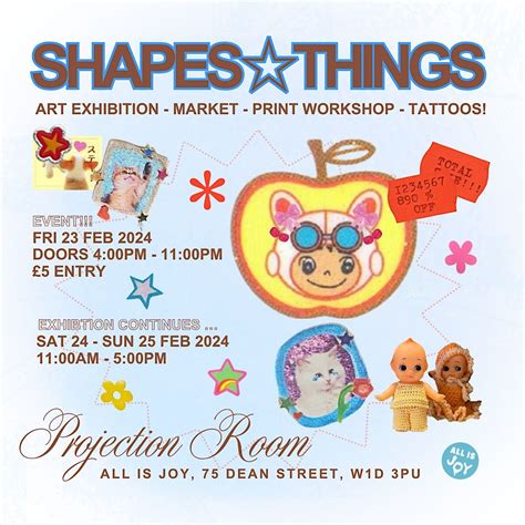 Shapes & Things, All is Joy Studios, London, 23 February 2024 | AllEvents