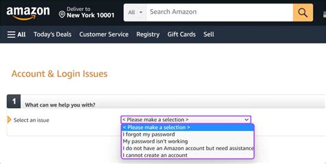 Amazon Password Reset 的图像结果