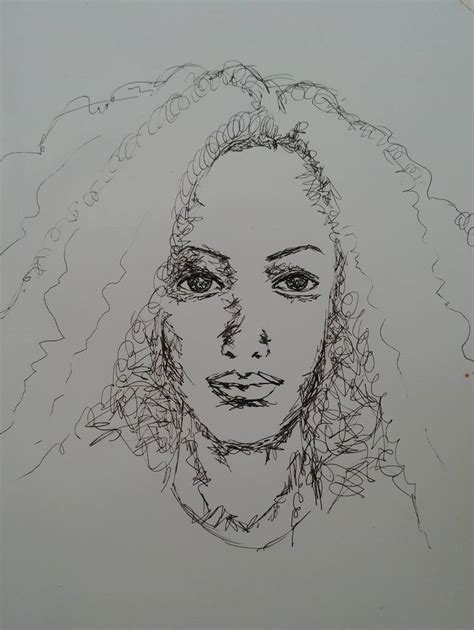 Short Curly Hair Drawing 的图像结果