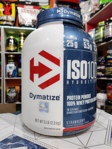 Dymatize Nutrition ISO 100 Whey Protein Isolate Powder - 2.26 kg, 76 ...
