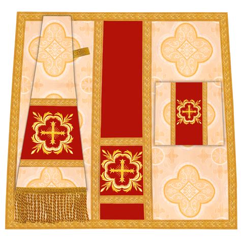 Mass Set - Designer Floral Western cross – JOHA VESTMENTS