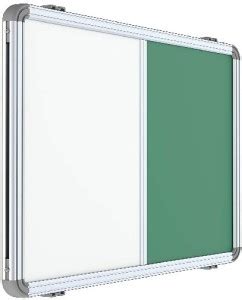 sunway Display Systems Combination board magnetic board white and Chalk ...